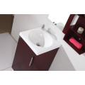 Hot Sale Solid Wood Dark Brown Painted Bath Cabinets